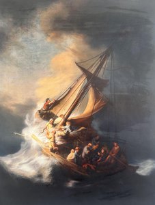 The Storm On The Sea Of Galilee - Rembrandt Van Rijn