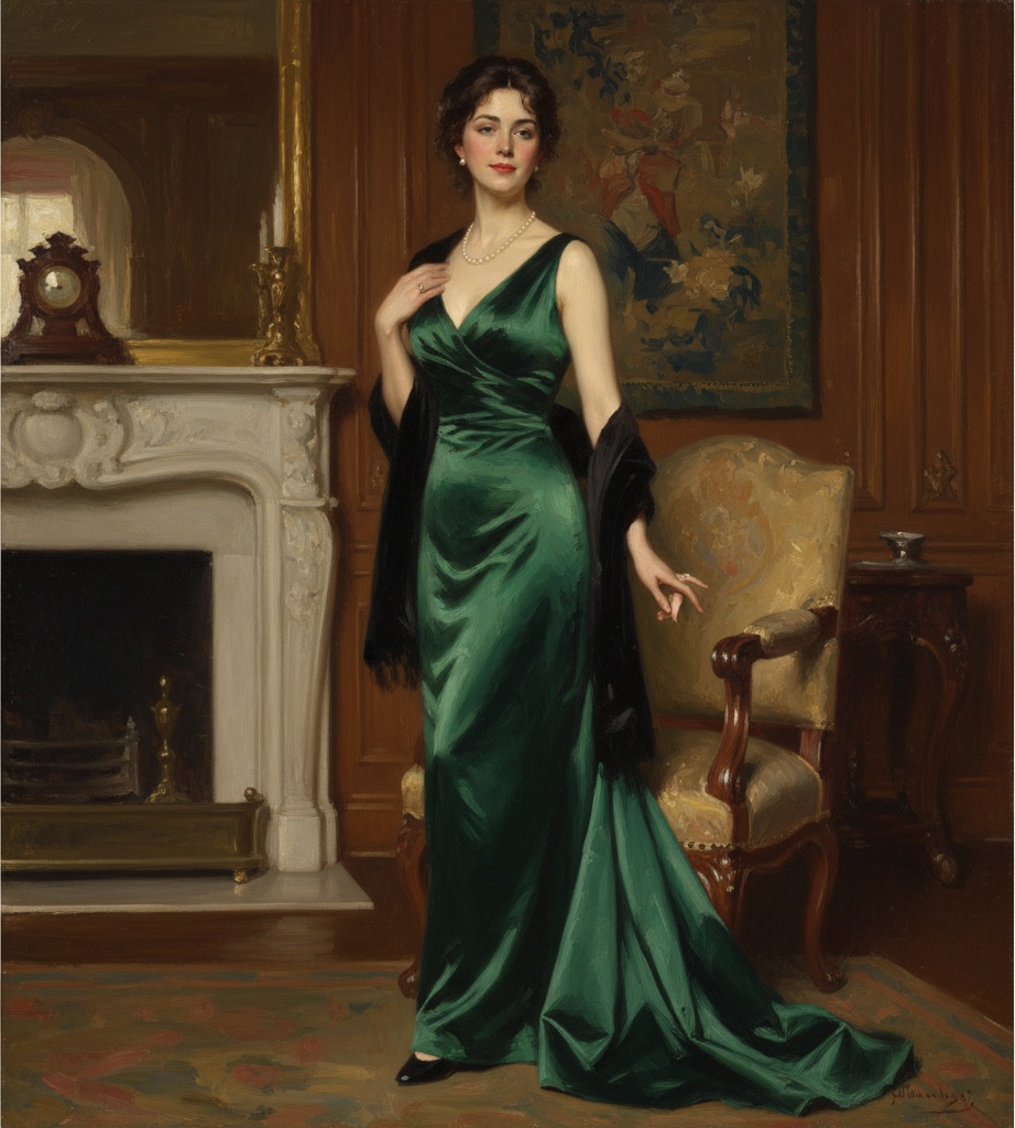 Portrait à la Sargent