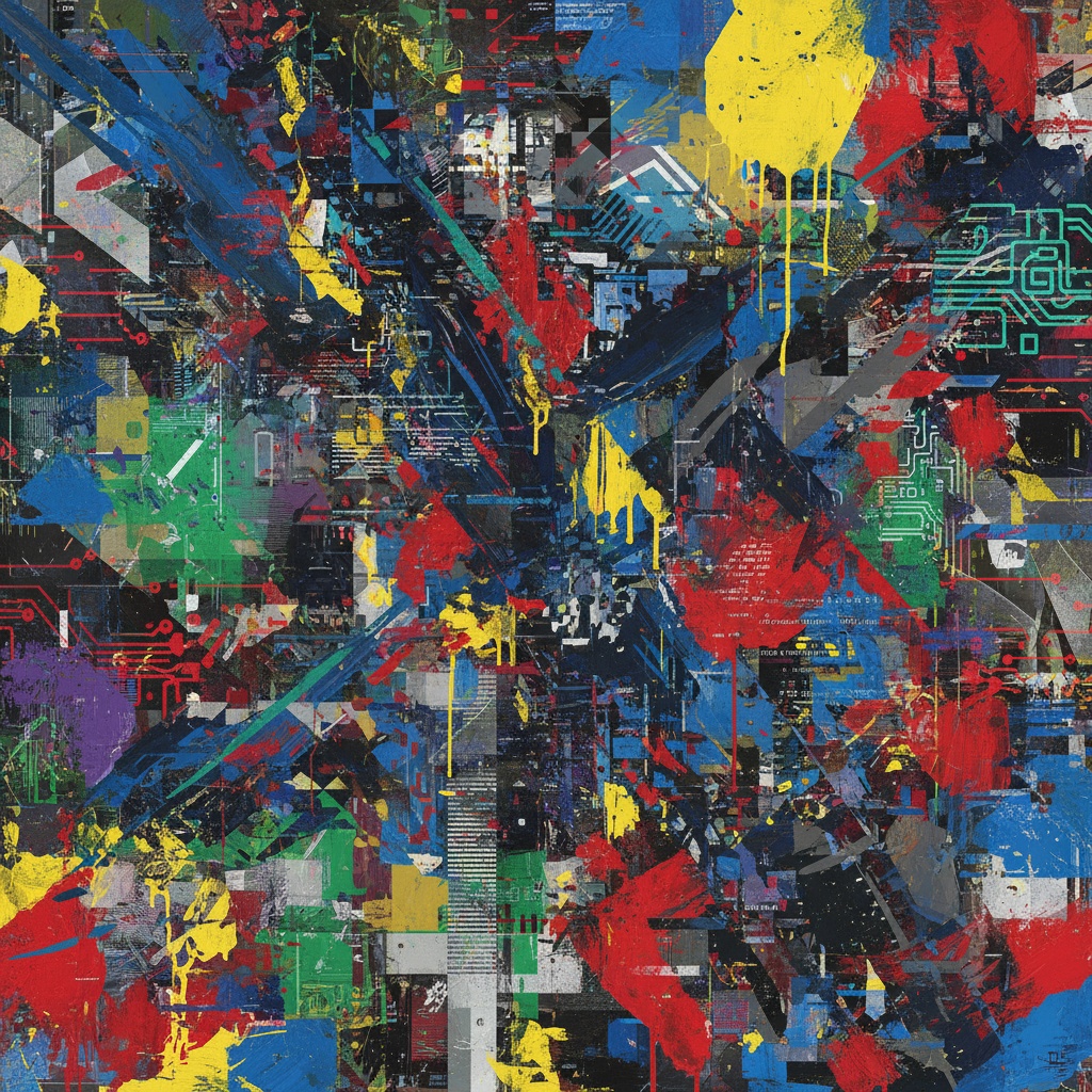 Albert Oehlen Abstraction générative