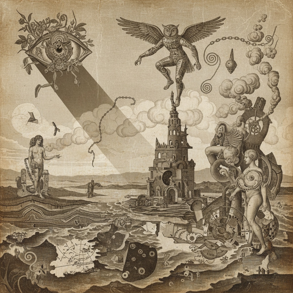 Max Ernst Surreal Collage