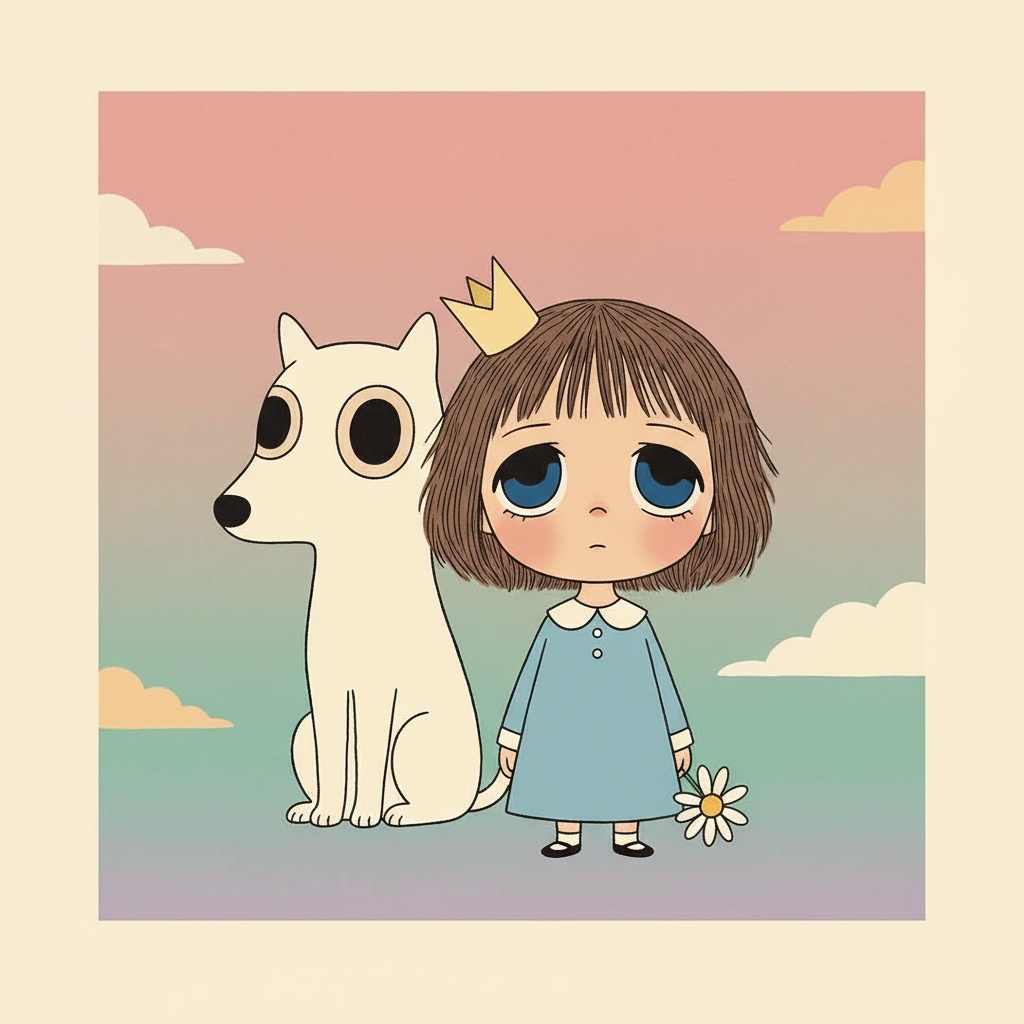 Yoshitomo Nara Emotive Cartoon